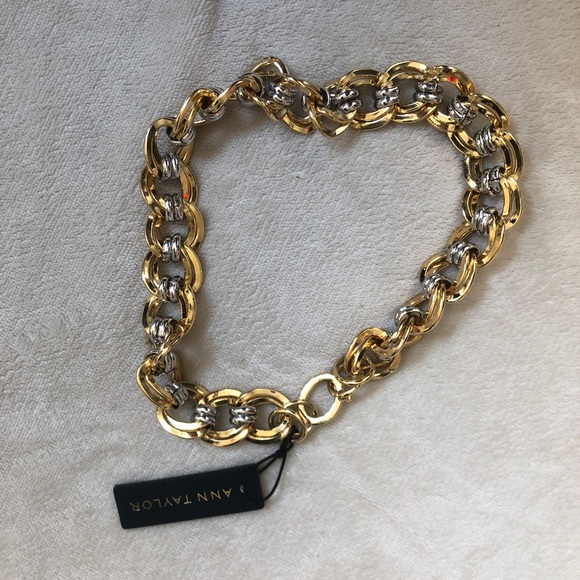 Ann Taylor 2-Toned Chain - Picture 2 of 4